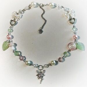 🍃 Whimsical Fairy Charm Choker Necklace 🍃